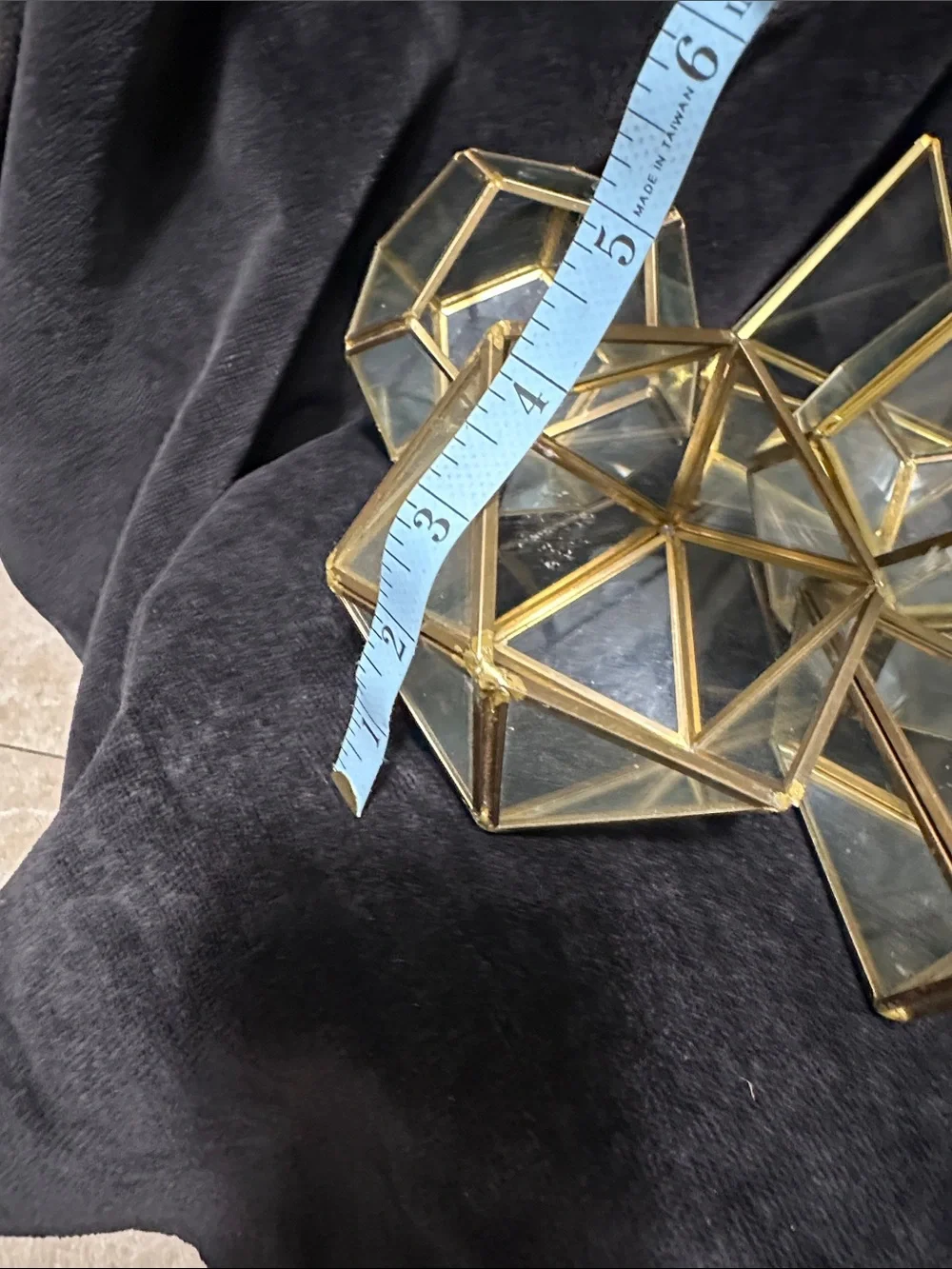 Geometric Glass Terrarium Set of 5